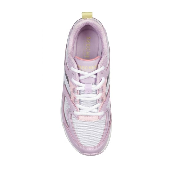 Skechers Uno Classic-träningsskor för flickor (Lavendel/rosa) - Image 3