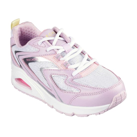 Skechers Uno Classic-träningsskor för flickor (Lavendel/rosa) - Image 4
