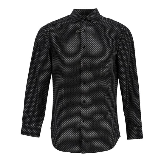 Scotch And Soda Mens Stripe Long-Sleeved Shirt (Black/Grey) - Image 1