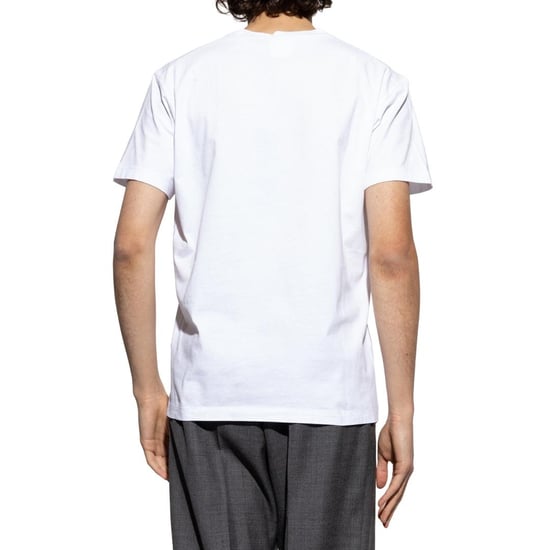 DSquared2 Heren Milano Katoen T-Shirt (Wit, Zwart) - Image 4