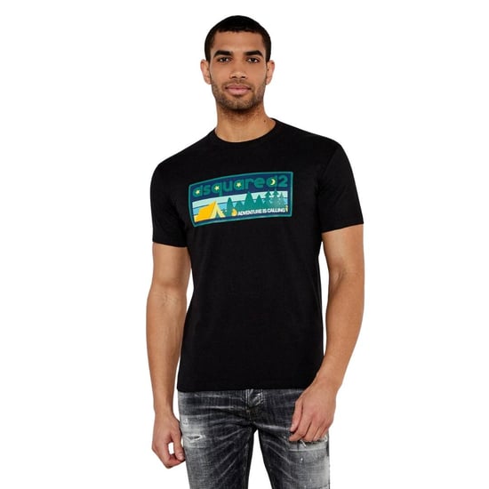 DSquared2 Heren Avontuur roept T-Shirt (Zwart) - Image 2