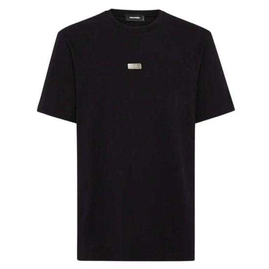 DSquared2 Heren Metaal Logo T-Shirt (Zwart) - Image 1