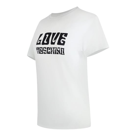 Love Moschino Womens/Ladies Bold Logo T-Shirt (White) - Image 3