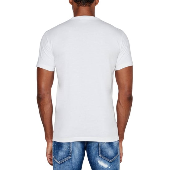 DSquared2 Heren Ghost Maple Leaf Cool Fit T-Shirt (Wit) - Image 4
