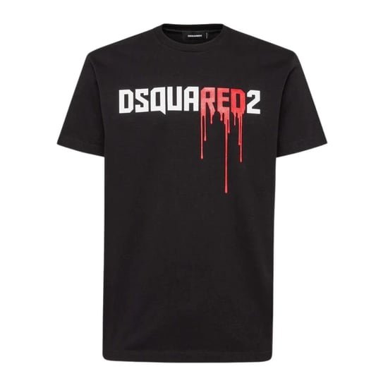 DSquared2 Rood Logo Heren T-shirt (Zwart) - Image 4