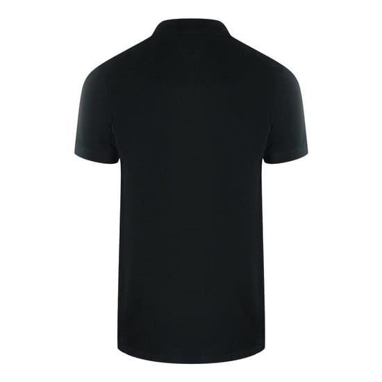 Love Moschino Mens Cotton Short-Sleeved Polo Shirt (Black) - Image 2