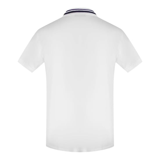 Love Moschino Mens Box Logo Cotton Polo Shirt (White) - Image 2