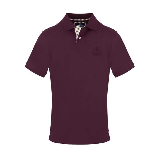 Aquascutum Heren Katoenen Polo Shirt (Rood) - Image 1