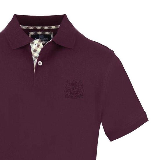 Aquascutum Heren Katoenen Polo Shirt (Rood) - Image 4