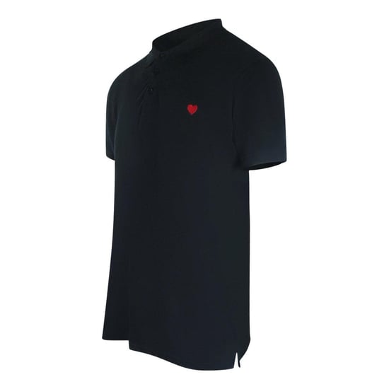 Love Moschino Heren Katoenen Polo Shirt (Zwart) - Image 3