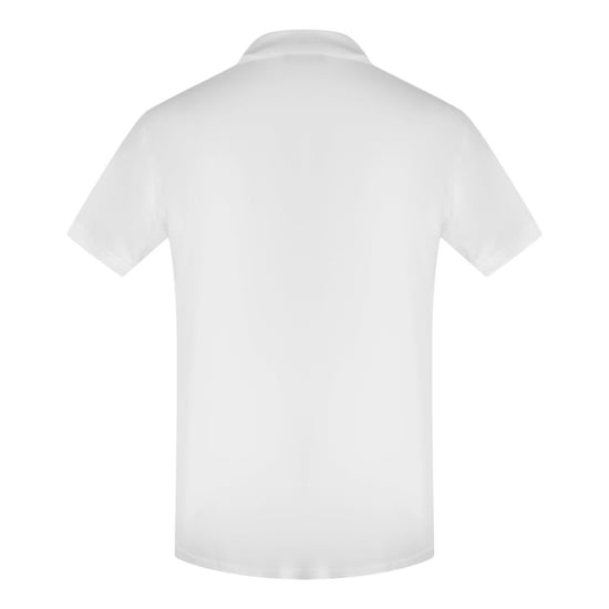 Love Moschino Mens Cotton Short-Sleeved Polo Shirt (White) - Image 2