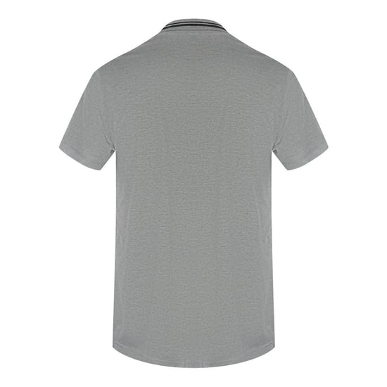Love Moschino Mens Box Logo Cotton Polo Shirt (Grey) - Image 2