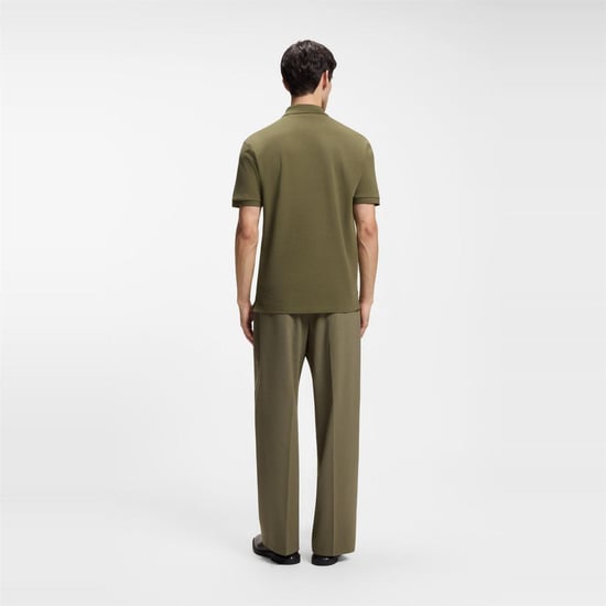 Hugo Heren Donos Katoenen Polo Shirt (Groen) - Image 3
