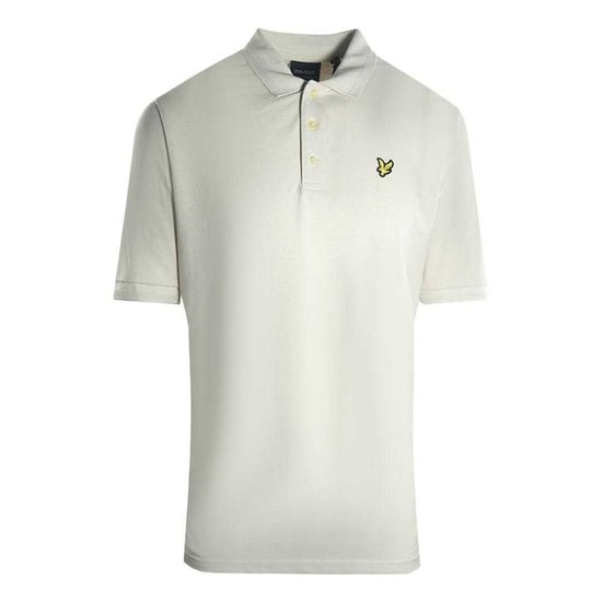 Lyle & Scott Heren poloshirt met gestreepte textuur (Lichte mist) - Image 1