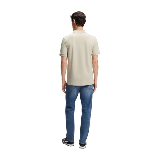 Boss Polo-shirt voor heren met Passenger Box-logo (Pastel Grijs) - Image 3