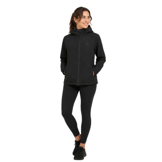 Timberland Waterafstotende, gewatteerde jas voor dames (Zwart) - Image 1