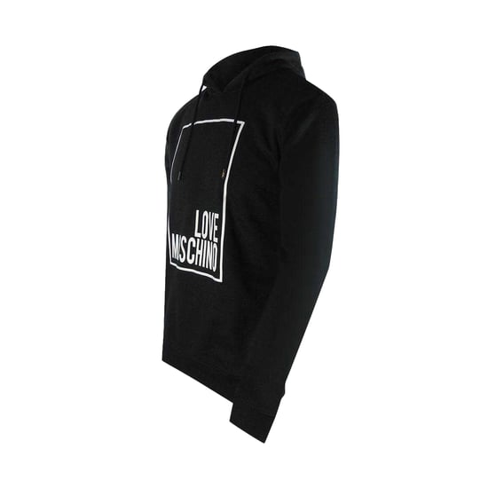 Love Moschino Dames/Dames Box Logo Hoodie (Zwart) - Image 3