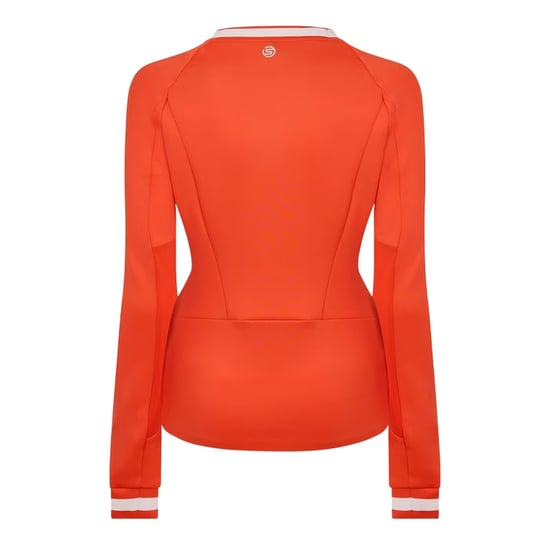 Skins Womens/Ladies Quarter Zip Base Layer Top (Red) - Image 2