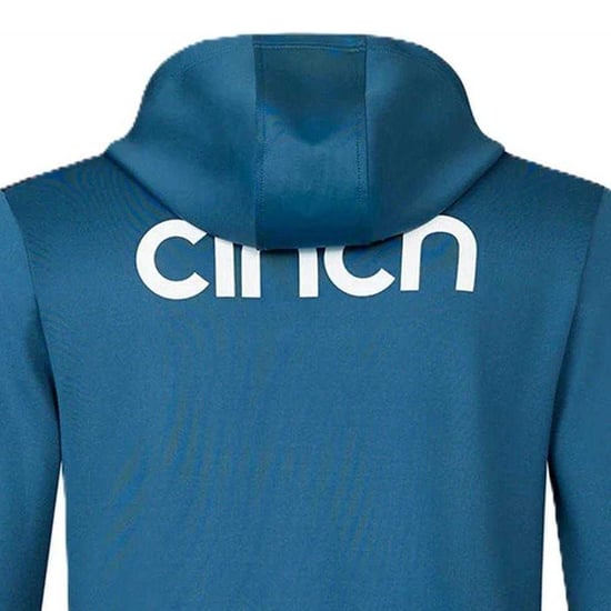 Castore Dames/Dames Full Zip Hoodie (Peacoat/Wit) - Image 3