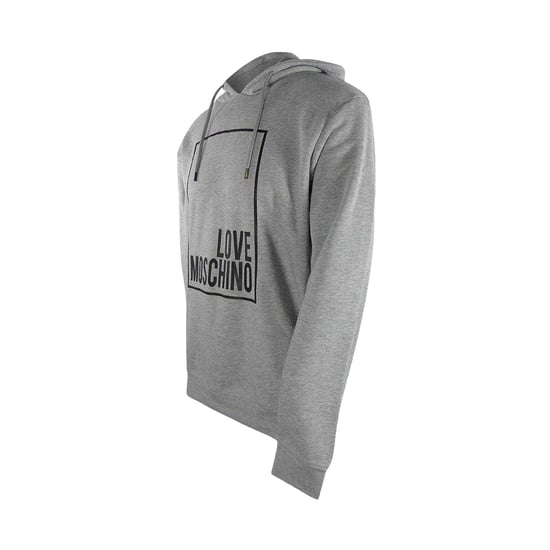 Love Moschino Dames/Dames Box Logo Hoodie (Grijs) - Image 3