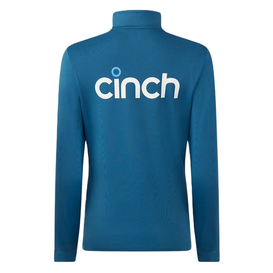 Castore Dames-cricketfleece-trainingsshirt met kwartritssluiting en relaxte pasvorm, Engeland (Peacoat) - Image 2