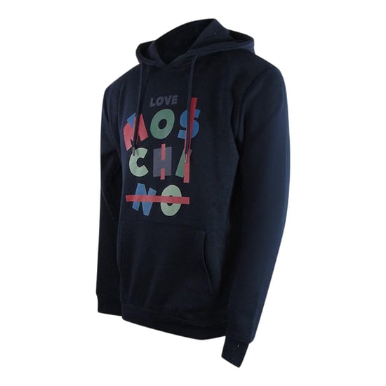 Love Moschino Womens/Ladies Jumble Hoodie (Navy Blue) - Image 3