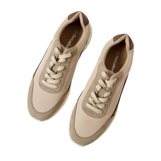 Threadbare Ariba-sportschoenen voor heren van textiel (Beige) - Image 3