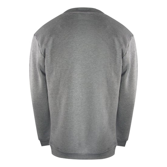 Love Moschino Mens Heart Logo Sweatshirt (Grey) - Image 2