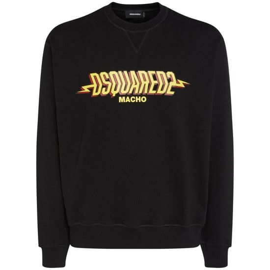 DSquared2 Uniseks Macho Logo Sweatshirt voor volwassenen (Zwart) - Image 1