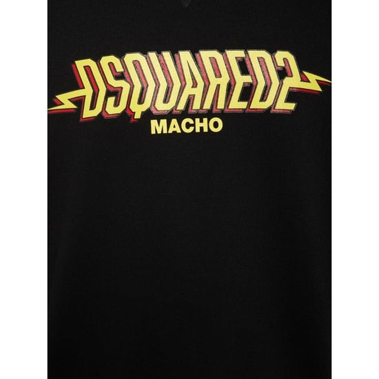 DSquared2 Uniseks Macho Logo Sweatshirt voor volwassenen (Zwart) - Image 4