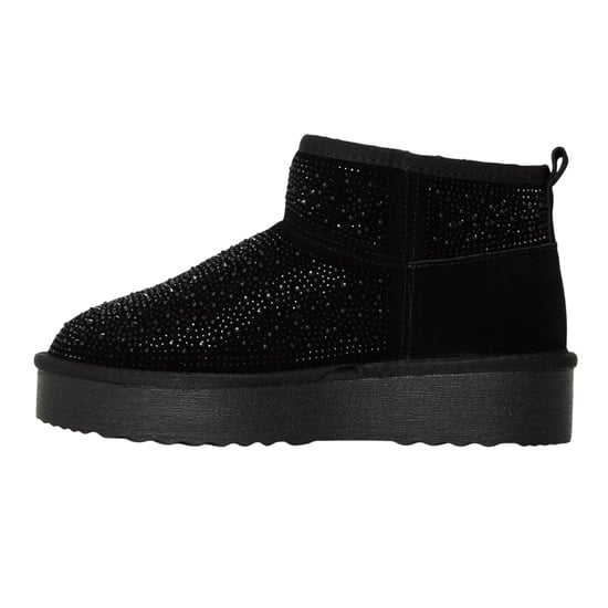 Steve Madden Womens/Ladies Clydes Suede Platform Boots (Black) - Image 2