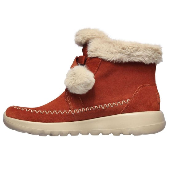 Skechers On The Go Joy suède winterlaarzen voor dames (Roest) - Image 2