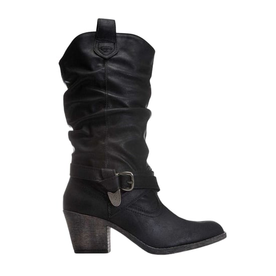 Rocket Dog Dames Sidestep Lewis Enkelboots (Zwart) - Image 1