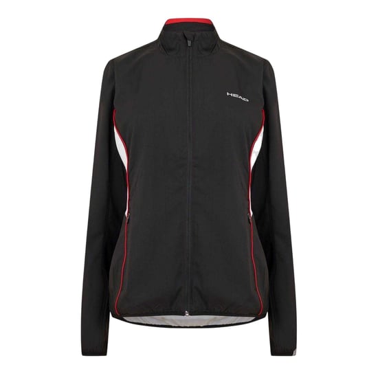 Head Dam Klubb Logga Full Zip Träningsjacka (Svart) - Image 1