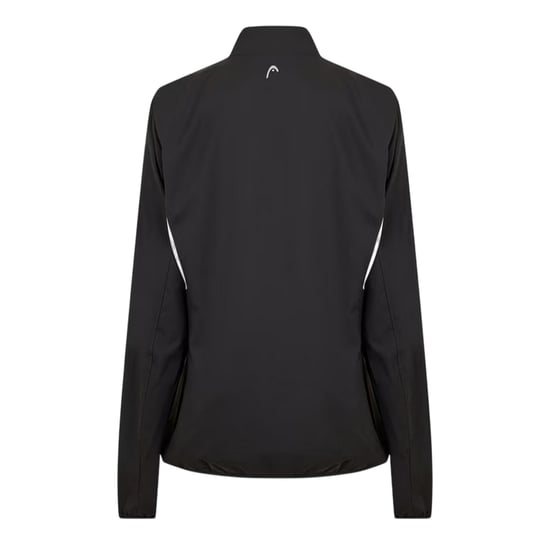 Head Dam Klubb Logga Full Zip Träningsjacka (Svart) - Image 2