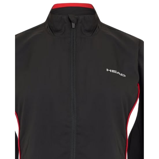 Head Dam Klubb Logga Full Zip Träningsjacka (Svart) - Image 3