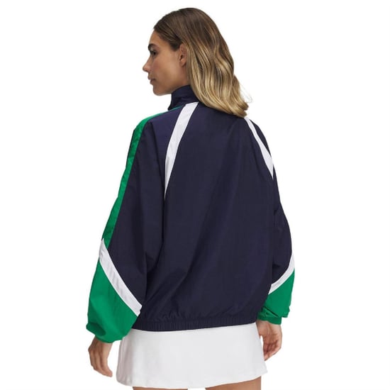 Under Armour Womens/Ladies Icon Crinkle Track Jacket (Blue) - Image 2