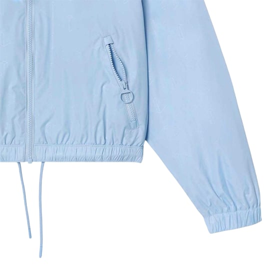Lacoste Dames/Dames Monogram Track Jas (Blauw) - Image 3