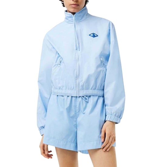 Lacoste Dames/Dames Monogram Track Jas (Blauw) - Image 4