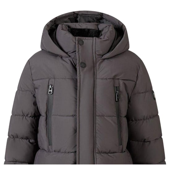 Minoti Gewatteerde parka voor jongens (Houtskool) - Image 3