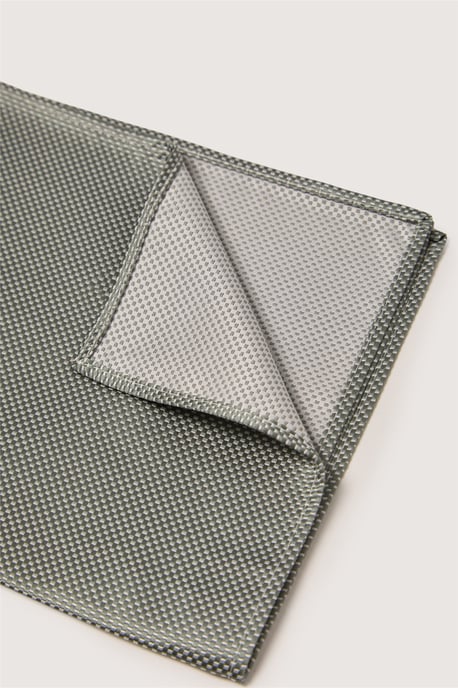 Pocket Square in Silver - Image 2