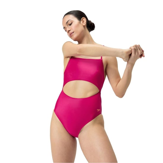 Speedo Dameszwempak met uitsnijdingen en een strik aan de rug (Paars) - Image 4