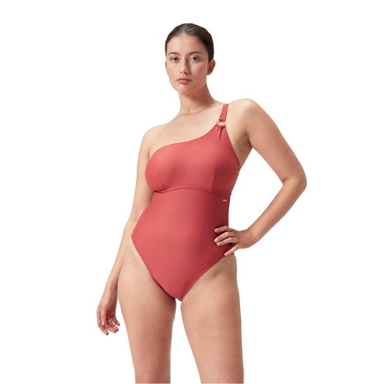 Speedo Dames/Dames Asymmetrisch Eendelig Zwempak (Bruin) - Image 3