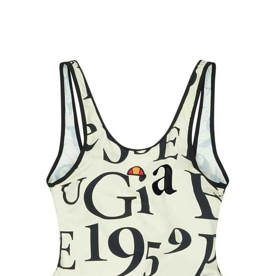 Ellesse Dames-eendelig zwempak met ‘Nives’-opdruk (Gebroken wit) - Image 3