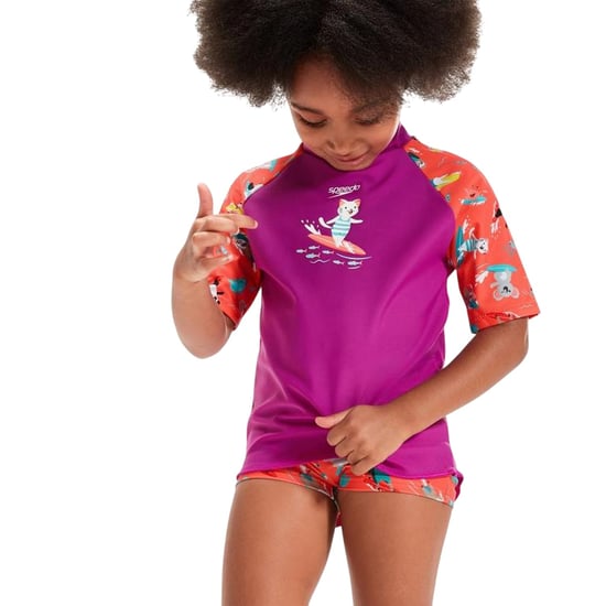 Speedo Rashguard-set för barn: Cat Endurance 10 (Lila/rosa) - Image 3