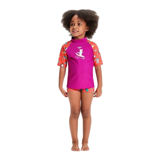 Speedo Rashguard-set för barn: Cat Endurance 10 (Lila/rosa) - Image 5