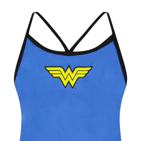 Zoggs Flickor Wonder Woman Enstyckad Baddräkt (Blå) - Image 3
