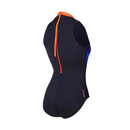 Speedo Dames/Dames Abstract One Piece Badpak (Marine / Roze) - Image 2
