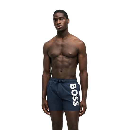 Boss Heren Octopus Bold Logo Zwemshorts (Marineblauw) - Image 4