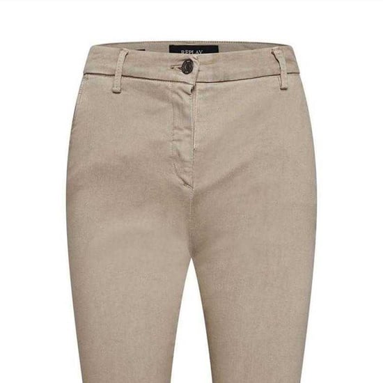 Replay Womens/Ladies Cotton Slim Jeans (Beige) - Image 3
